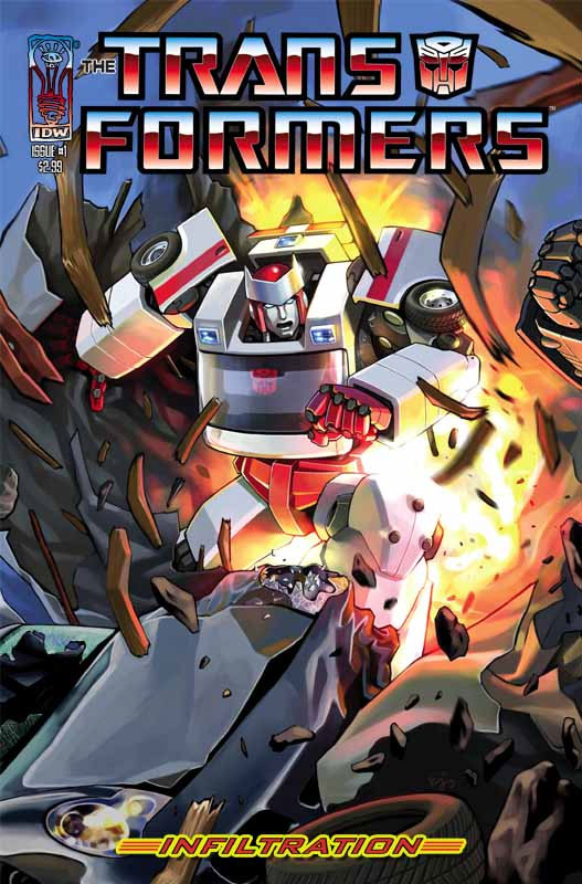 Infiltration #1 cover A - Where's your party now, Ratchet?