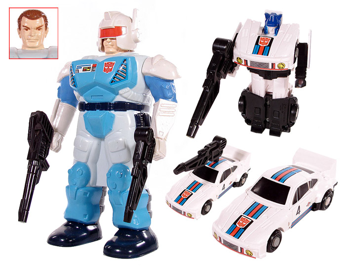 The Transformers Classic Pretender Jazz with ion pulse gun