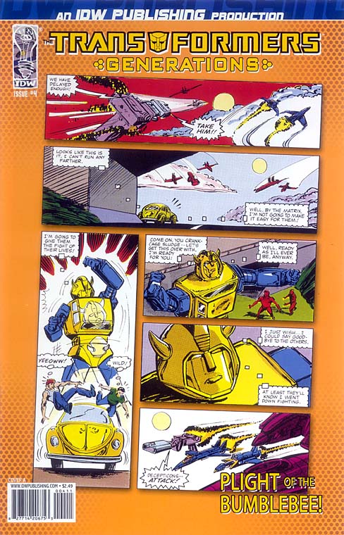 The Transformers: Generations #4 cover A (IDW Publishing, 2006)