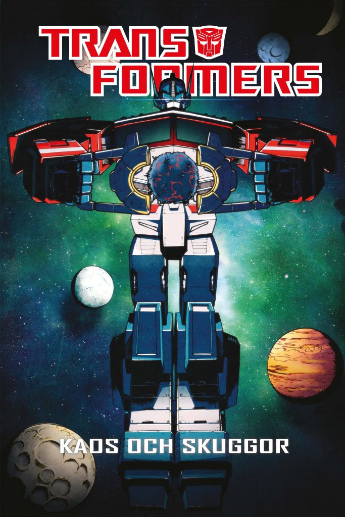Kaos och skuggor – cover art by Nick Roche and Josh Burcham.