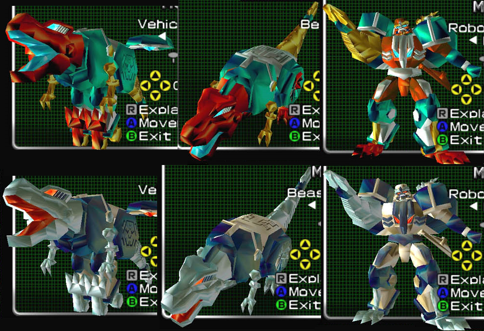 Player 2 and Player 3 colors (Beast Wars Transmetals)