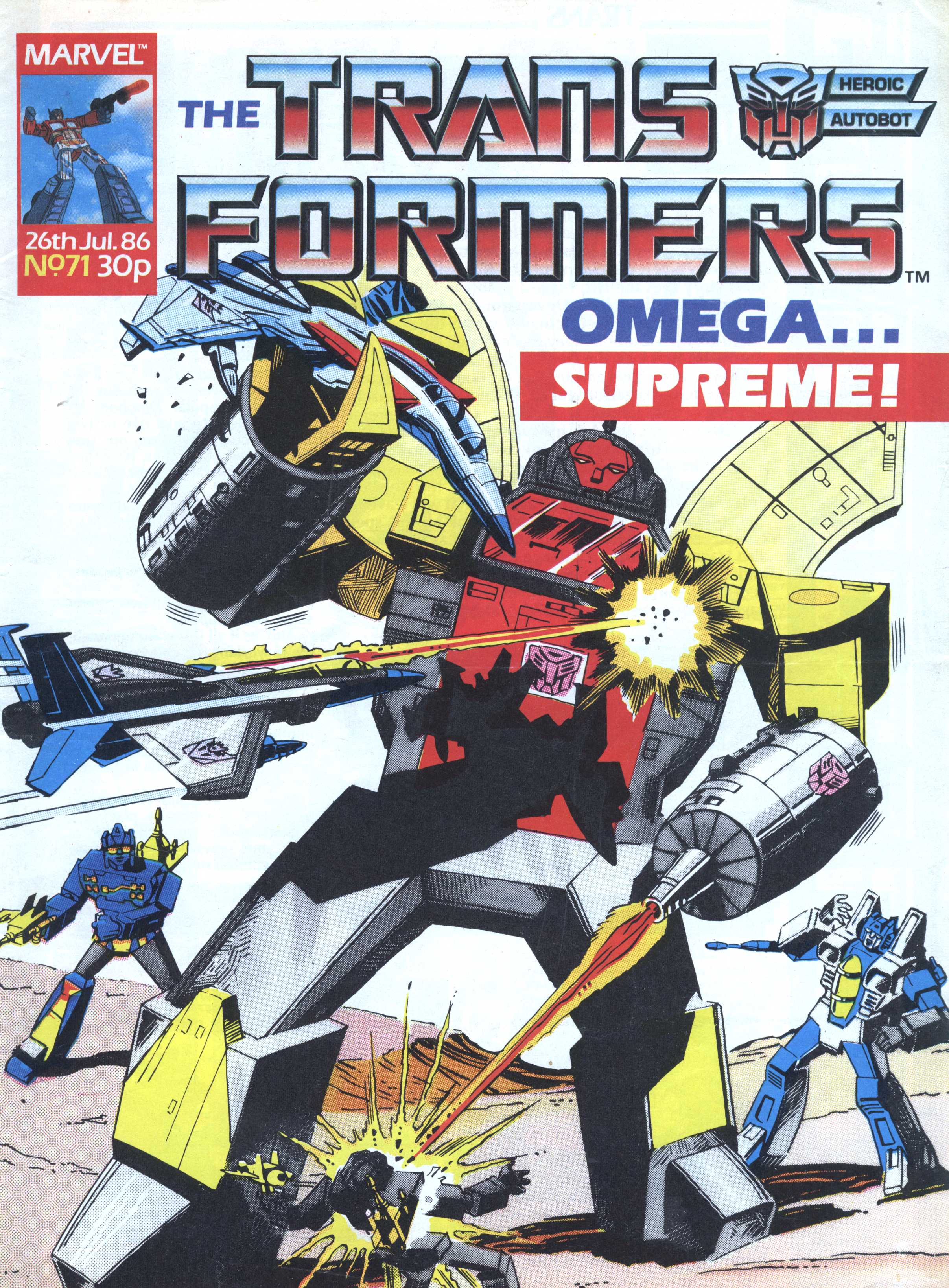 UK issue #71 - Oh yes. Ha ha. I see what you did there...