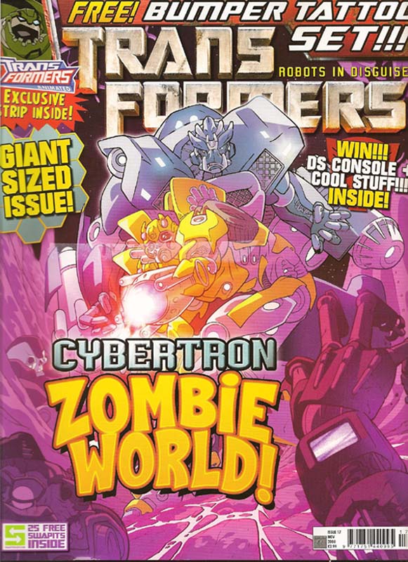 Transformers Comic #17; art by Cosmo White