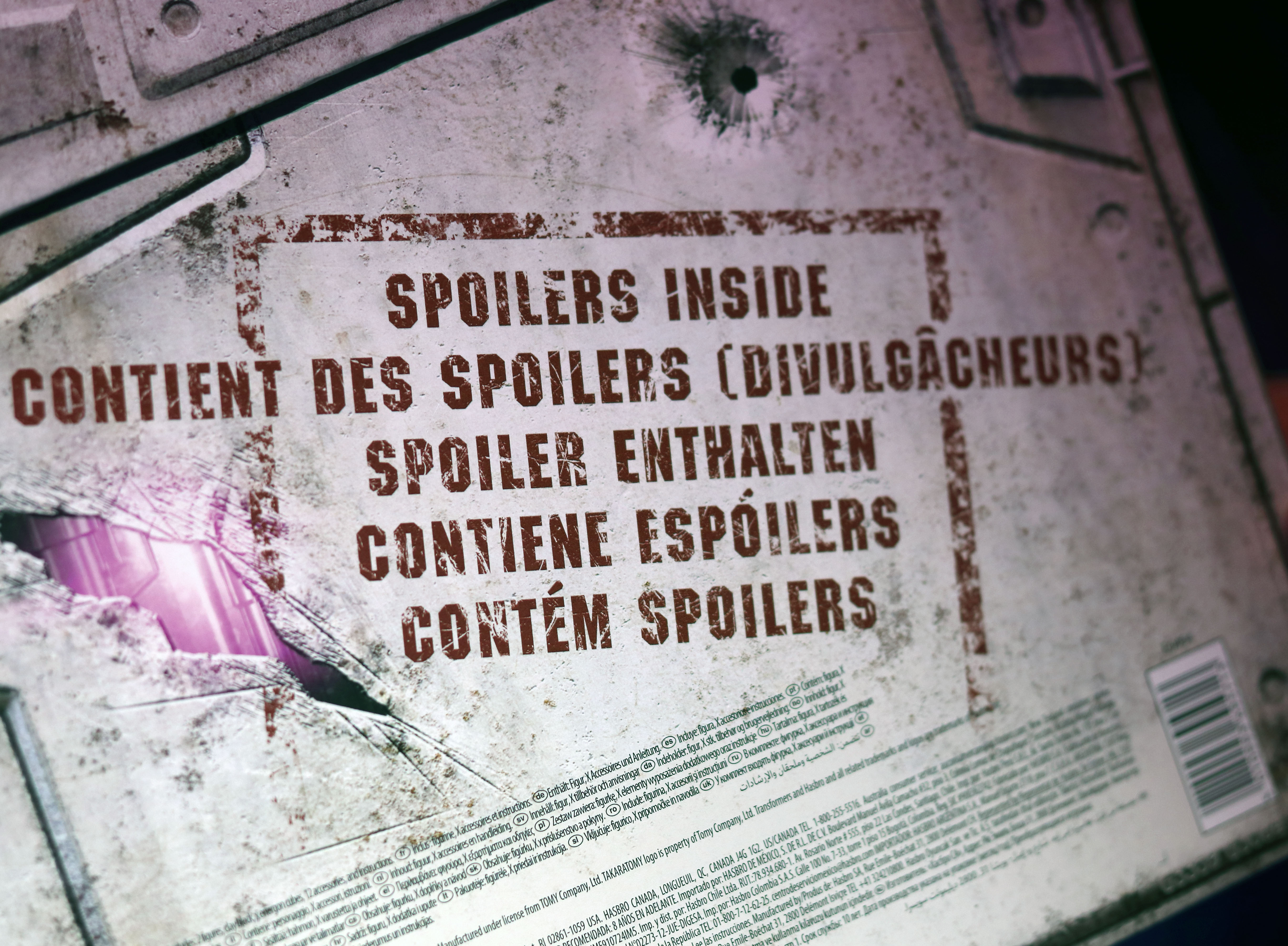 SPOILERS