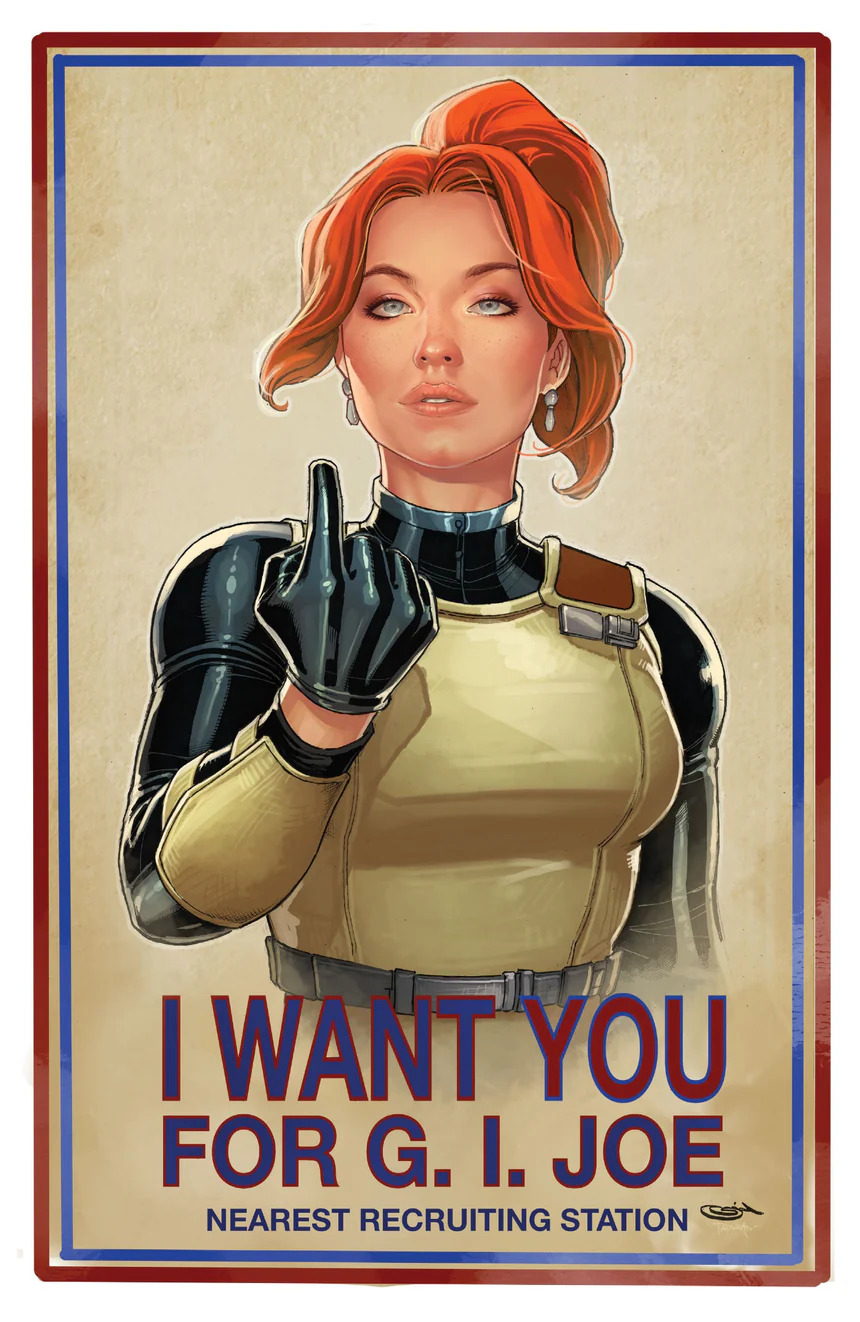 Another homage to the same poster.