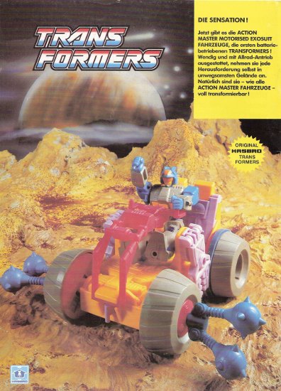 Action Master Rumbler: Bet you wish you had a sweet ride like that