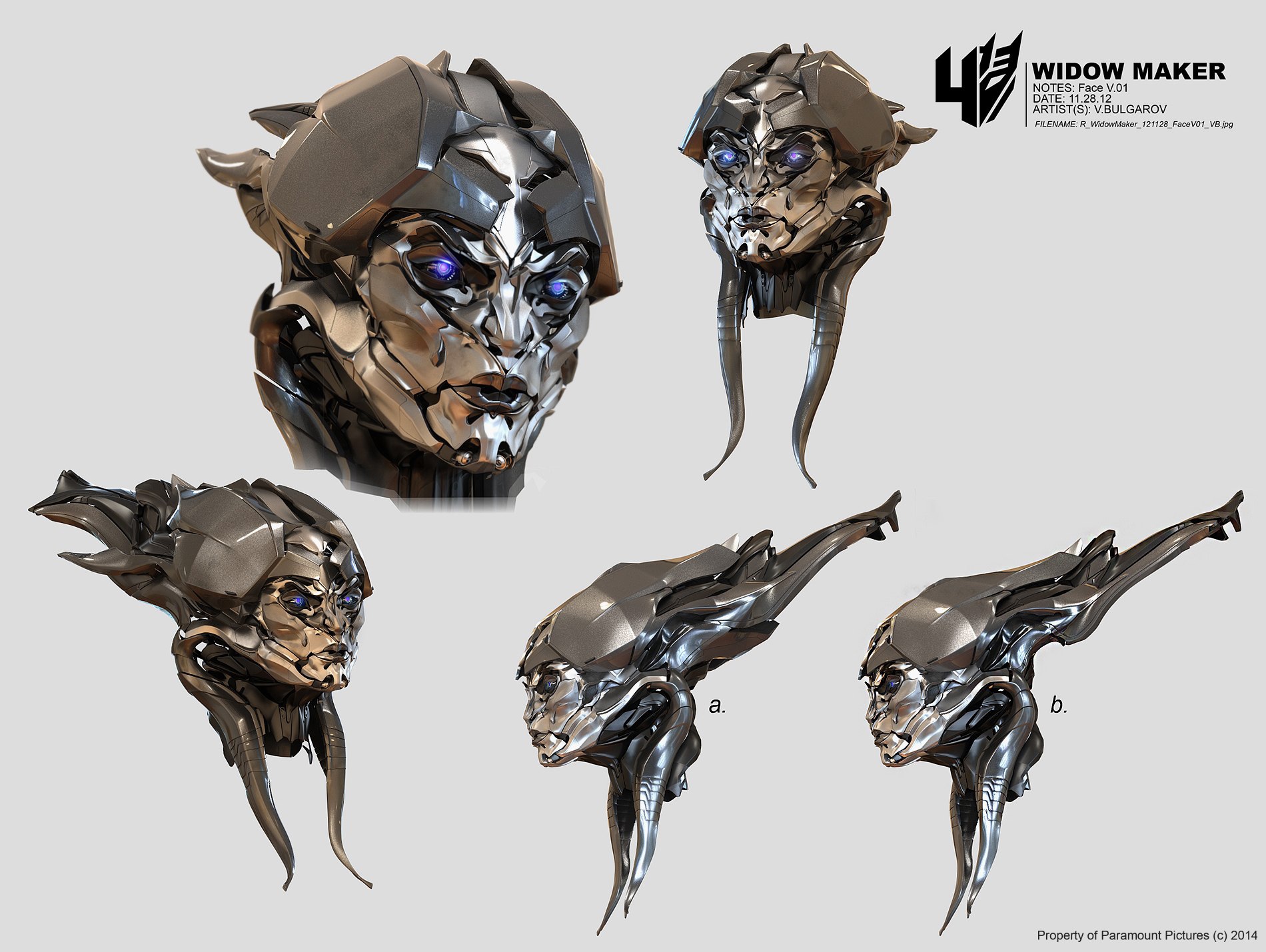 Alternate head design.