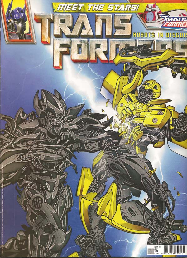 Transformers Comic #11; cover art by Gary Erskine and Chris Sotomayor