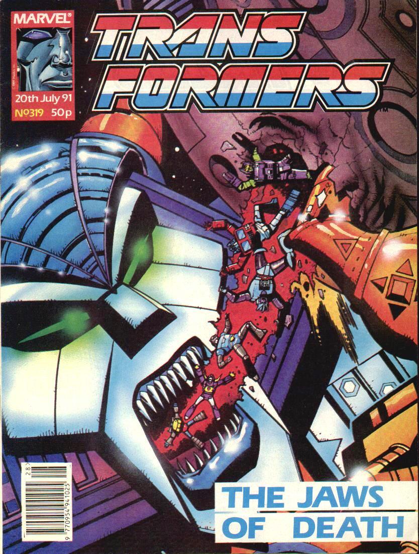 UK issue #319 - UK Cybertron - strawberry flavoured.