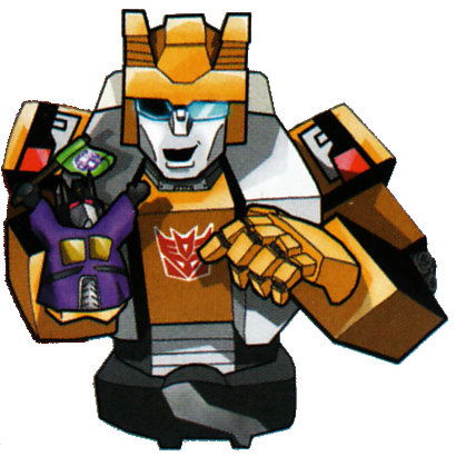 Shattered Glass Sinnertwin's bio picture from Hasbro Transformers Collectors' Club #28.