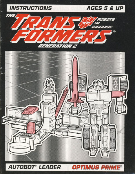 1994: Laser Optimus Prime has tidy art based on his toy...