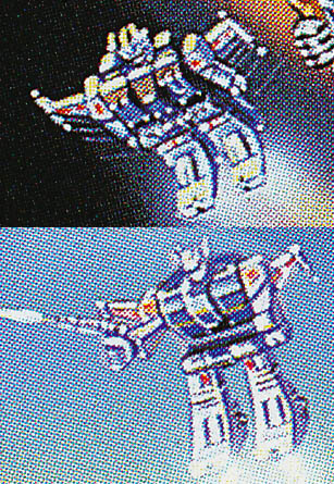 Topspin's color schemes in the 1985 packaging mural