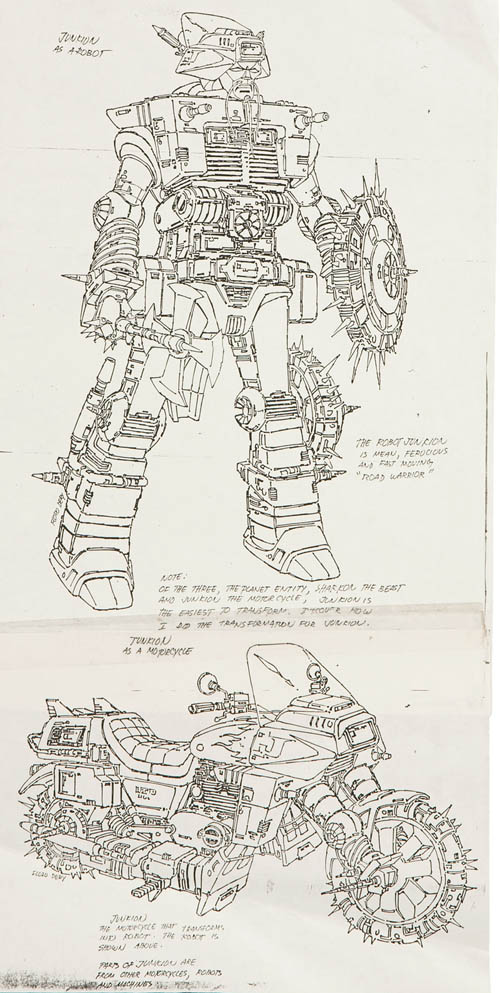The unnamed Junkion whose design would be used for Wreck-Gar. Note the lack of Nazi helmet.