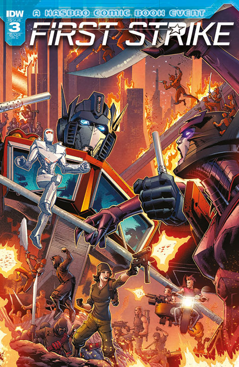 Optimus Prime would never hit a lady, but she's no lady!