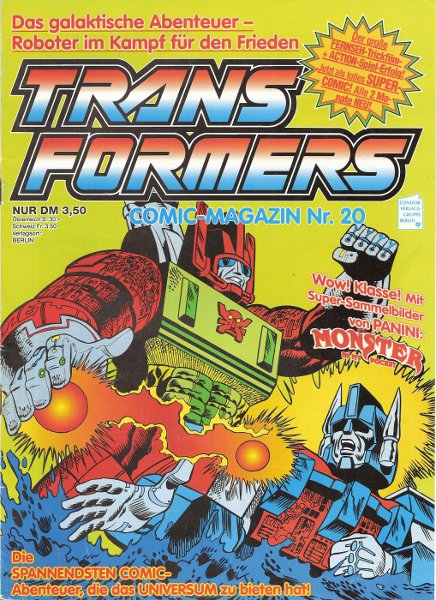 Transformers Comic-Magazin #20 (Condor Verlag, 1992)