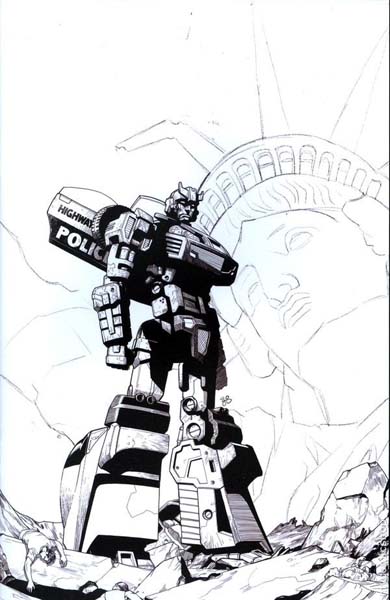 Black and white ARE Prowl's colors.