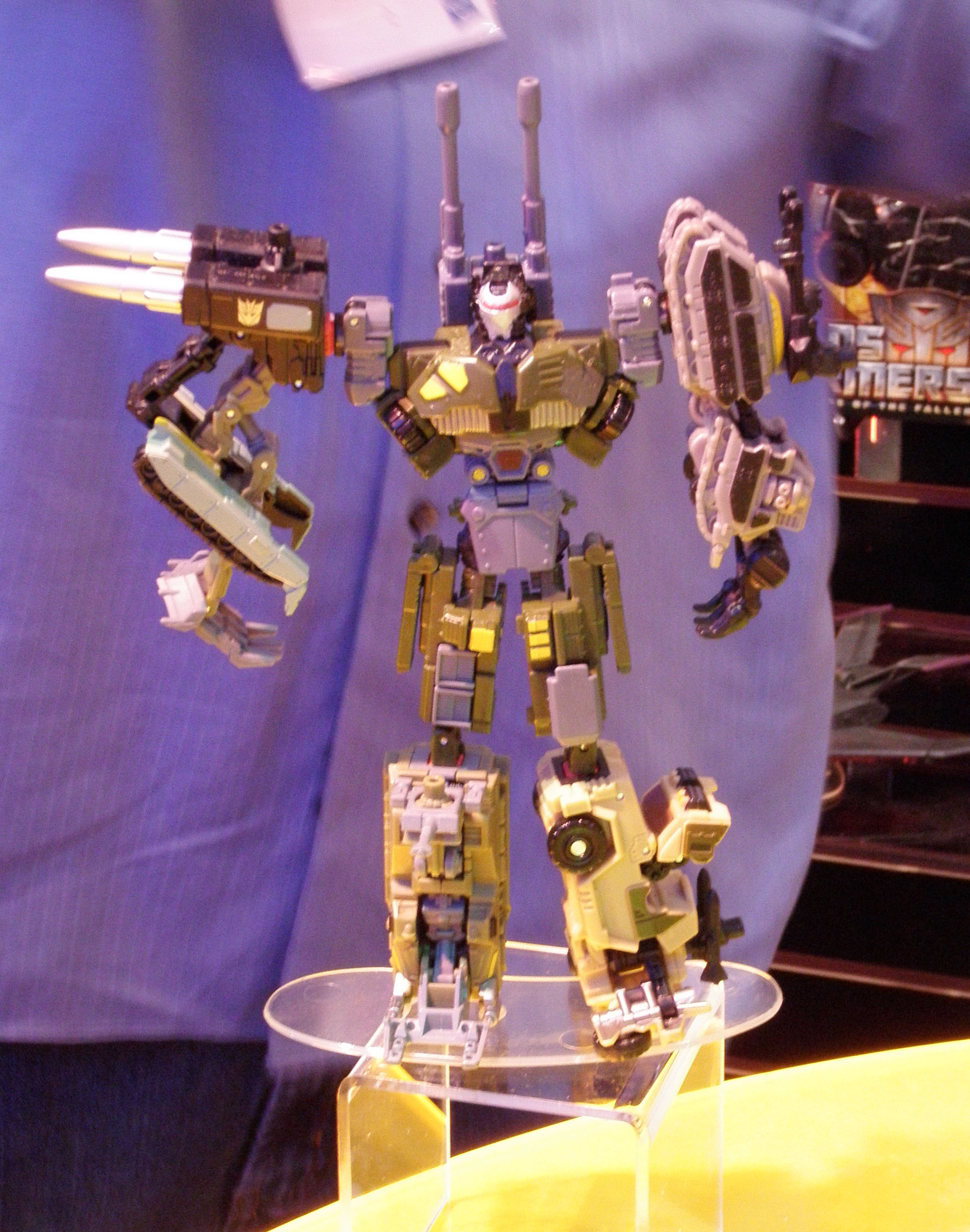Bombshock combined with his Combaticons