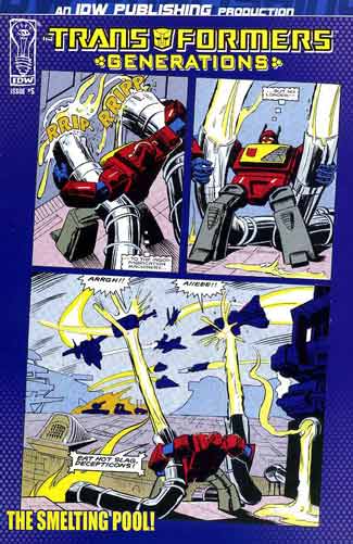The Transformers: Generations #5 cover RI (IDW Publishing, 2006)
