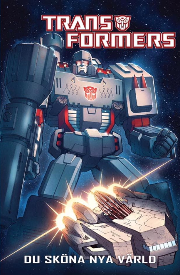 Du sköna nya värld – cover art by Casey Coller and Joana Lafuente.