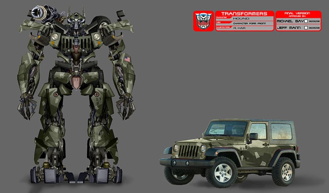 Transformers The Game concept