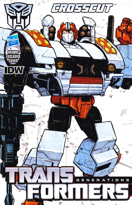 Hasbro exclusive cover for the Crosscut toy.
