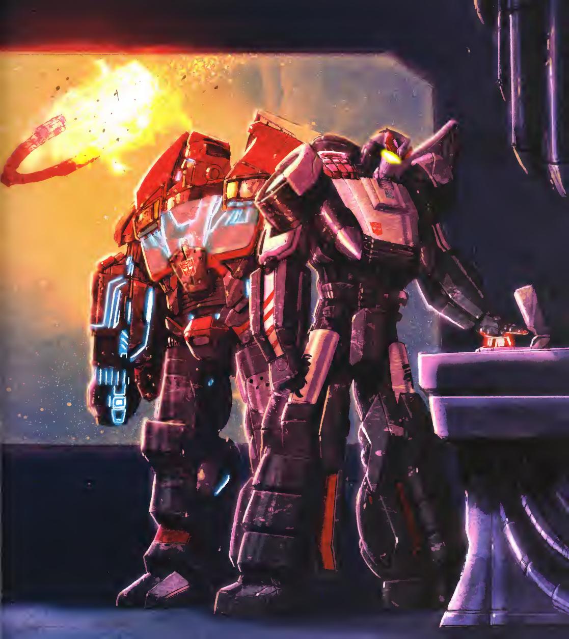 Prowl and Ironhide destroy a space bridge, starting the Age of Rust