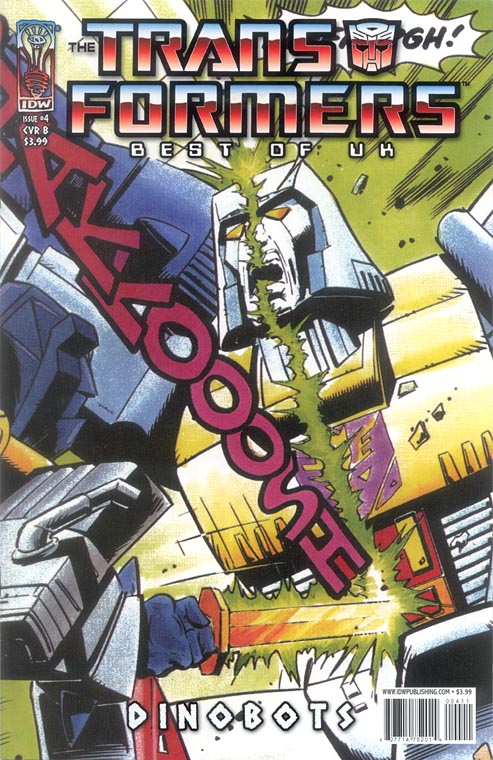 The Transformers: Best of UK: Dinobots #4 cover B (IDW Publishing, 2007)