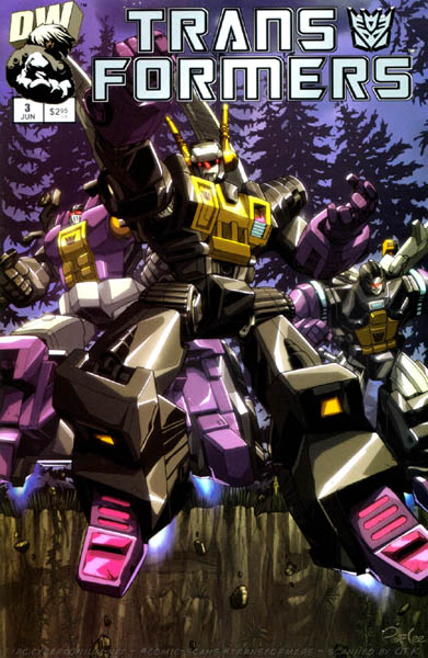 The Insecticons, just moments before a hilarious anime pratfall.