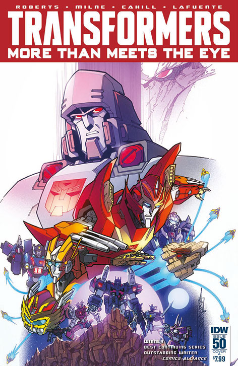 Issue #50 – cover art by Alex Milne and Joana Lafuente