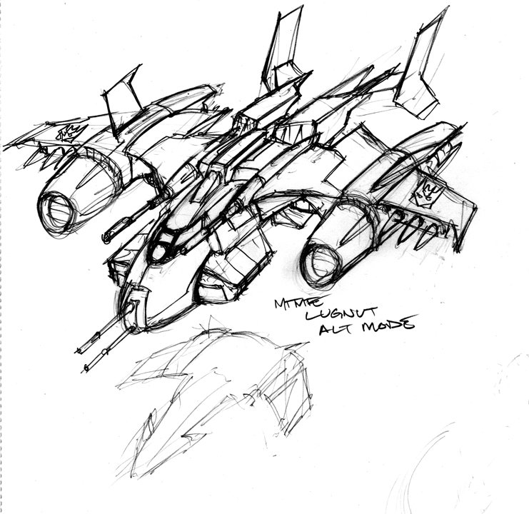 IDW More than Meets the Eye vehicle mode concept art