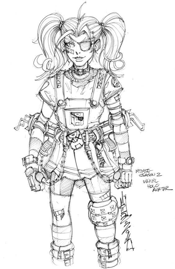 2014 IDW holomatter avatar concept art