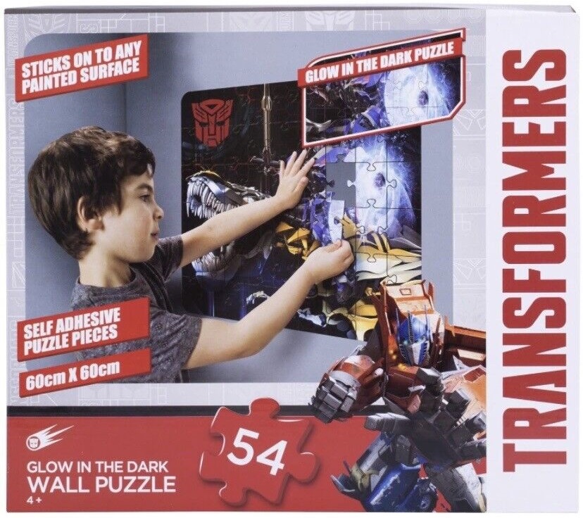Glow in the dark wall puzzles