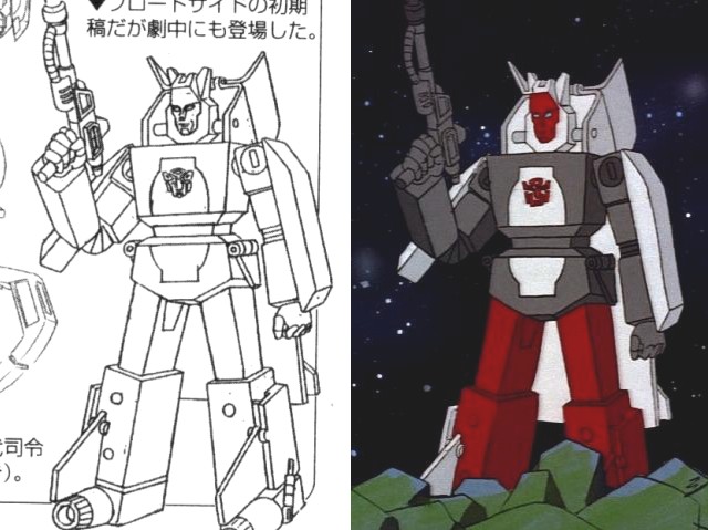 AKOM showing off their awesome model sheet tracing skills.
