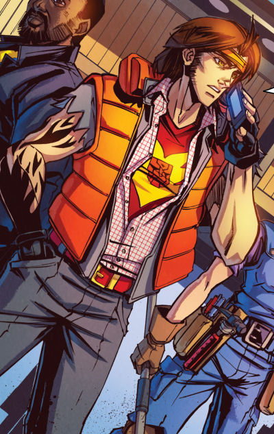 Later, as Rodimus, he was the physical embodiment of the 80s a young, white male with a flame tattoo and Marty McFly's outfit (with the addition of an Autobot T-shirt and minus most of the sleeves). The One Where They Go to Earth