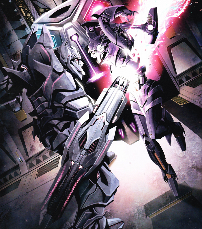 Megatronus kills Solus Prime with the Requiem Blaster
