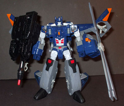 His custom altered War Within Springer that inspired Shattered Glass Galvatron.