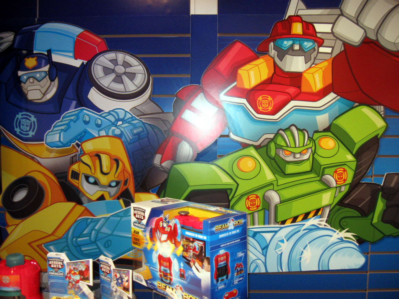 Wall-mounted rescuers!