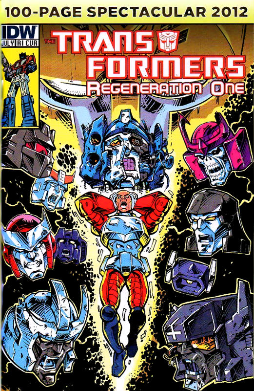 Regeneration One 100-Page Spectacular cover B (IDW Publishing, 2012)