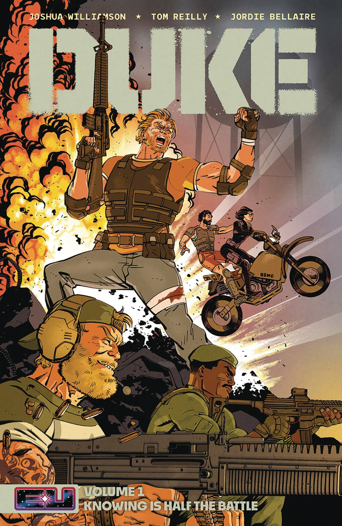 Volume 1: Knowing is Half the Battle Direct Market Exclusive – cover art by Tom Reilly