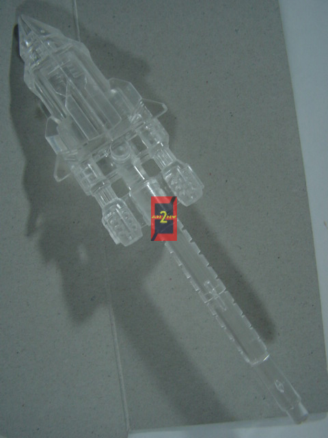 Royal Clear Energy Spear Hello Mac, Dec 26 2003, gift w/ Grand Convoy Super Mode or MegaZarak Multiple chains Jan 1 2004, gift w/ Grand Convoy Super Mode