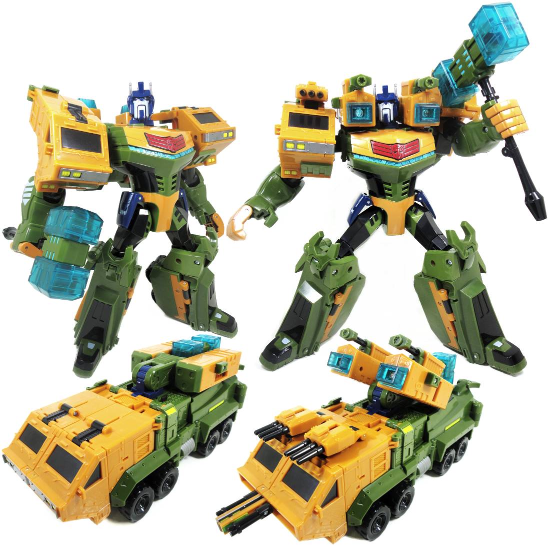Ultra Magnus was redecoed as an homage to Roadbuster.