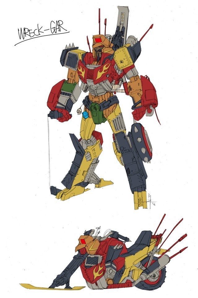 IDW Optimus Prime concept art