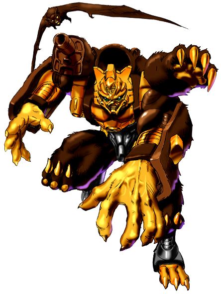 Grizzly-1's packaging art for BotCon Japan 1998.
