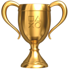 Gold PlayStation Trophy
