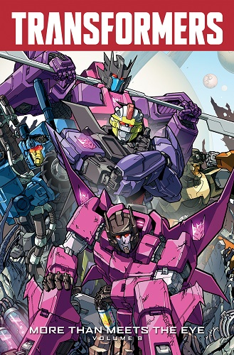 More Than Meets the Eye Volume 9 – cover art by Alex Milne and Josh Perez