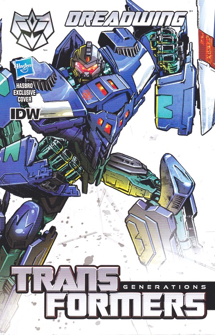 Dreadwing toy comic cover.