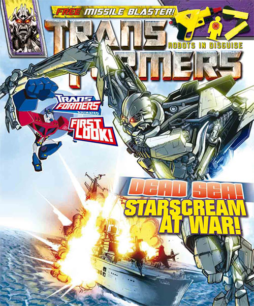 Transformers Comic #10; cover art by Nick Roche and Kris Carter