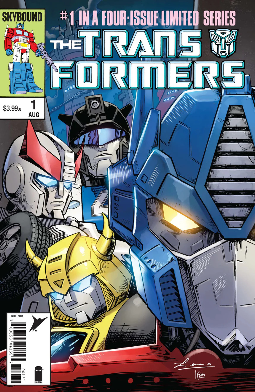 Transformers #1 40th Anniversary Edition Maximus Books N' More exclusive (Image Comics & Skybound Entertainment, 2024)