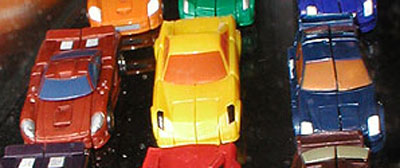 Street Speed Team redeco from Energon. L-R are: Brakedown, Override, Clocker.
