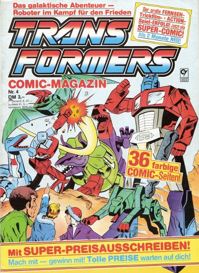 Transformers Comic-Magazin #4 (Condor Verlag, 1989)